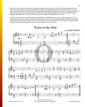 Praise To The Man Musik-Noten
