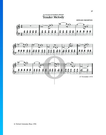 Tender Melody Musik-Noten