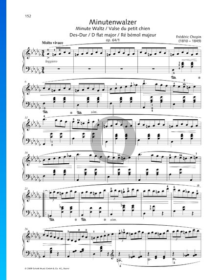 Walzer Op. 64 Nr. 1 (Minutenwalzer)
