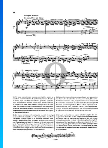 24 Preludes, Op. 37: Nr. 7 Allegro vivace Musik-Noten