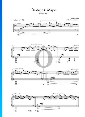 Étude in C Major, Op. 10 No. 1 Sheet Music