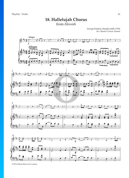 El Mesías HWV 56, Hallelujah