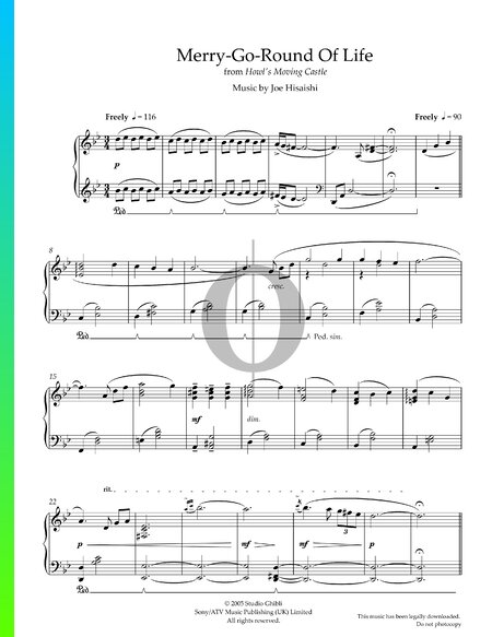 Howl's Moving Castle Theme: The Merry-Go-Round Of Life