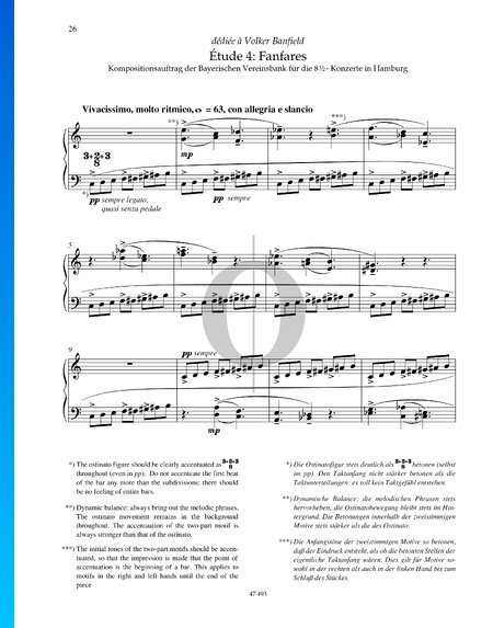 Étude 4: Fanfares