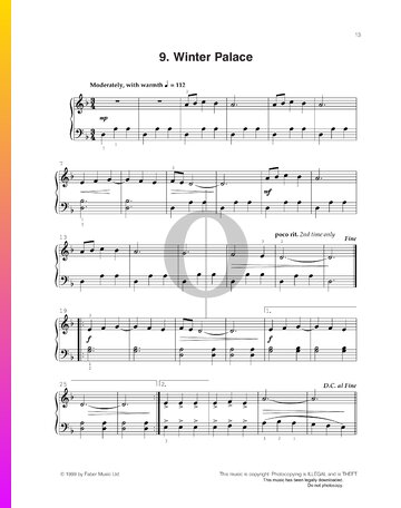 Winter Palace Sheet Music