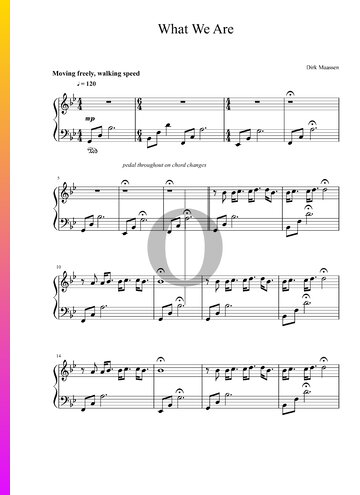 What We Are Sheet Music