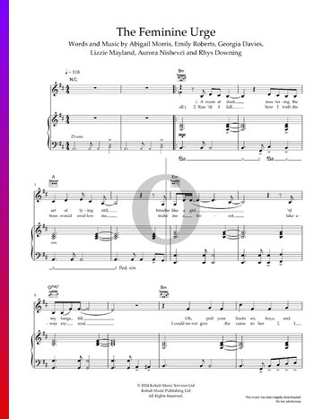 Feminine Urge Sheet Music