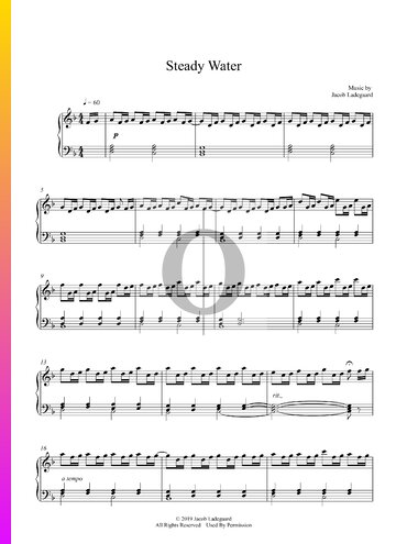 Steady Water Partitura