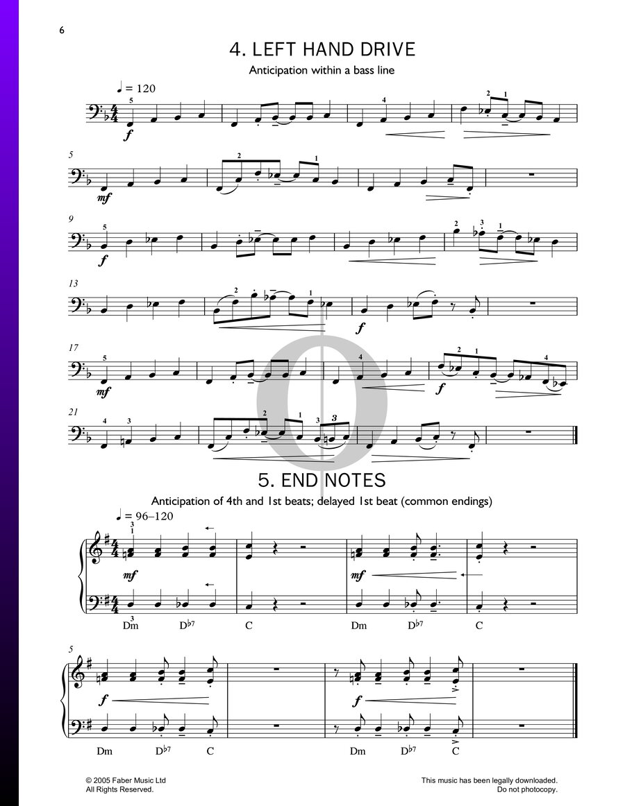 End Notes (John Kember) Piano Sheet Music - OKTAV