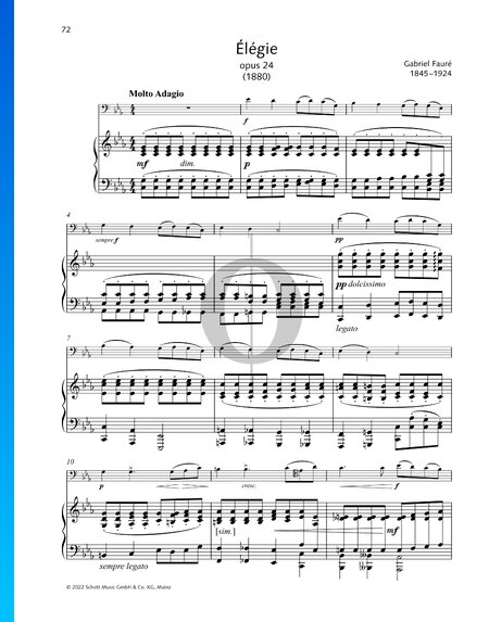 Élégie, Op. 24