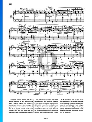 Partition Trois Nouvelles Études, No. 2 in D-flat Major