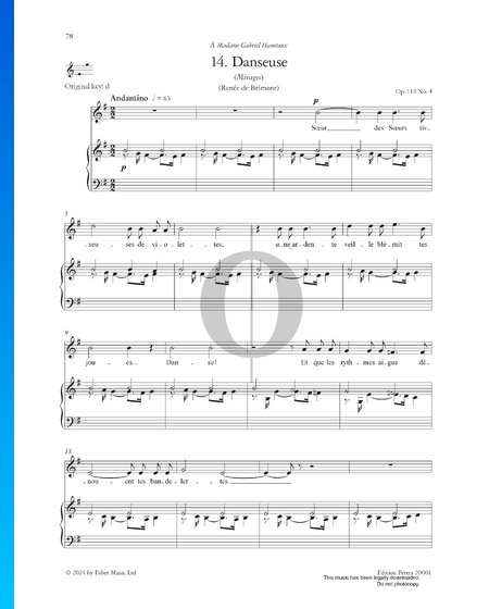 Mirages Op. 113: No. 14 Danseuse