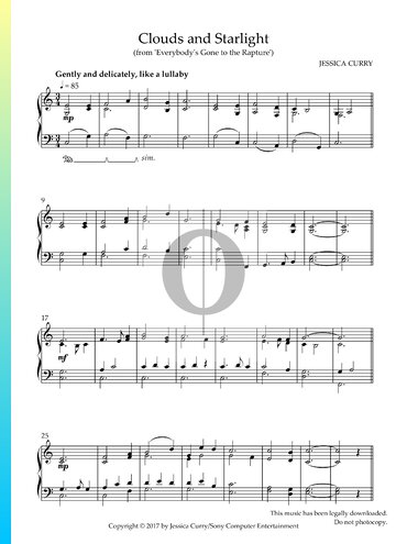 Clouds and Starlight Sheet Music
