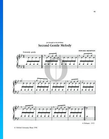 Second Gentle Melody Musik-Noten