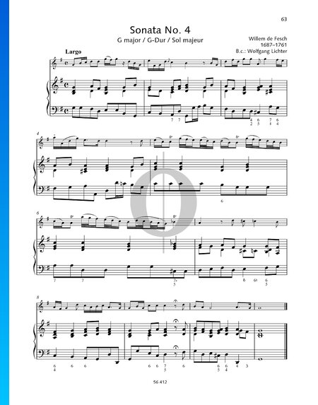 Sonata No. 4 in G Major
