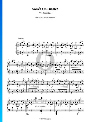 Soirées musicales, No. 1 Toccatina Sheet Music