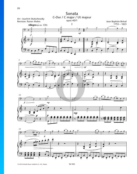 Sonata in C Major, Op. 40 No. 1