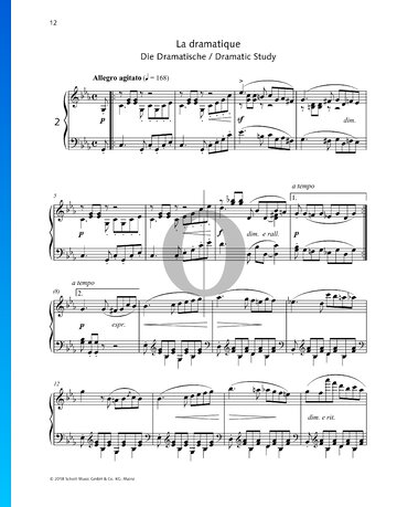 Die Dramatische, Op. 105 Nr. 2 Musik-Noten