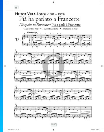 Francette and Pià: 3. Pià spoke to Francette Sheet Music