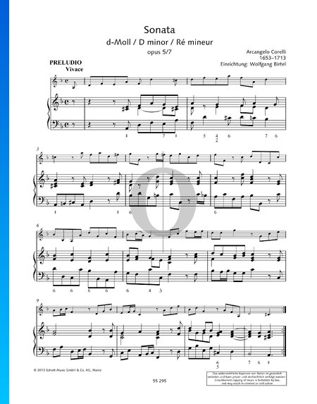 Sonate in d-Moll, Op. 5 Nr. 7