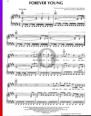 Forever Young Partitura