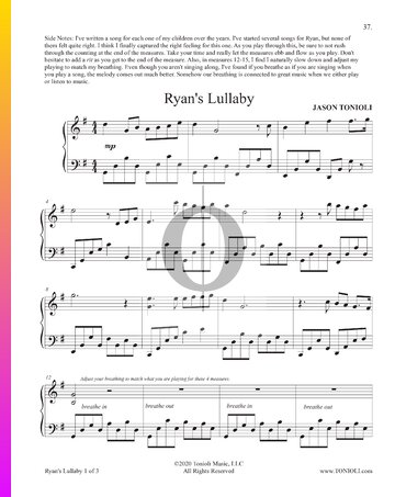 Ryan's Lullaby Musik-Noten