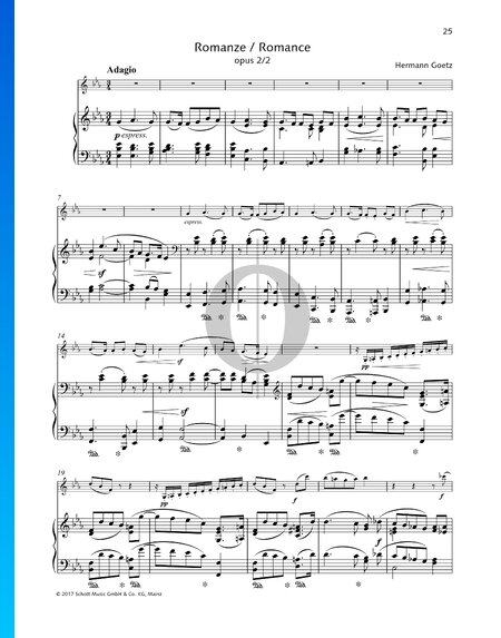 Three Easy Pieces Op. 2 No. 2: Romance