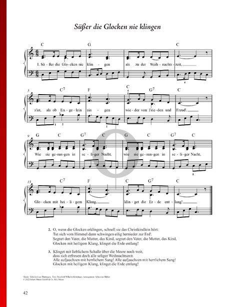 Süßer Die Glocken Nie Klingen