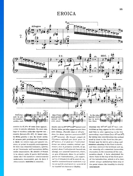 Douze études d'exécution transcendante, n° 7 S.139 (Eroica)