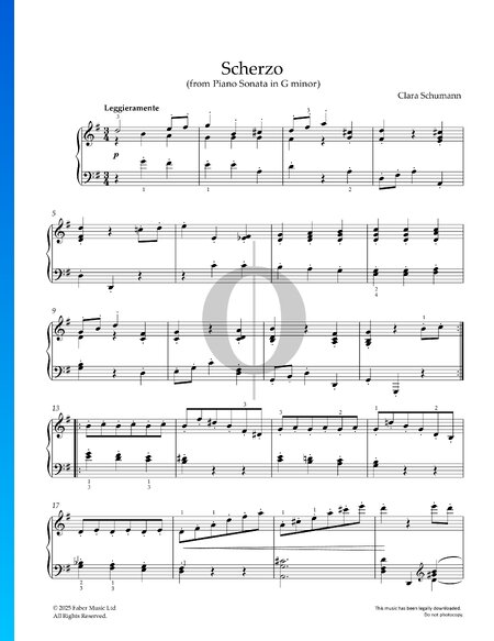 Piano Sonata in G Minor: 3. Scherzo