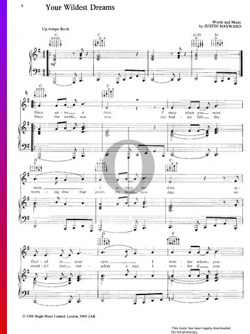 Your Wildest Dreams Sheet Music