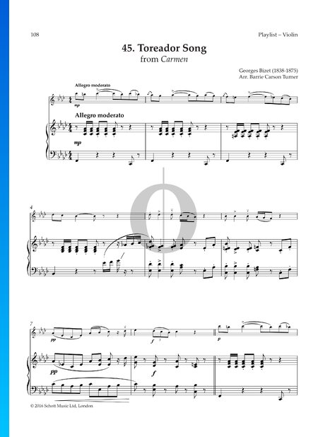 Toreador's Song (Carmen)