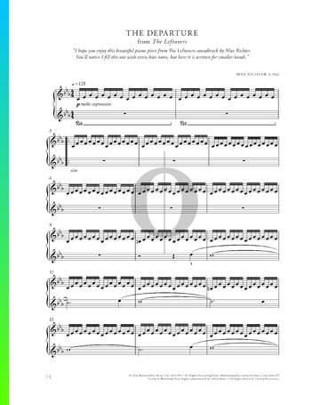 The Departure Sheet Music