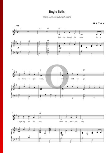 Jingle Bells Musik-Noten