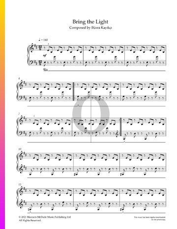 Bring the Light Sheet Music