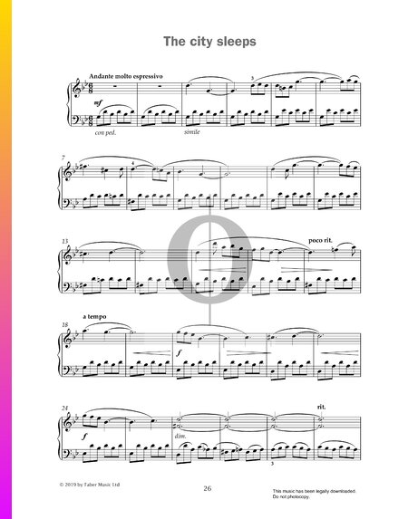 The City Sleeps Sheet Music