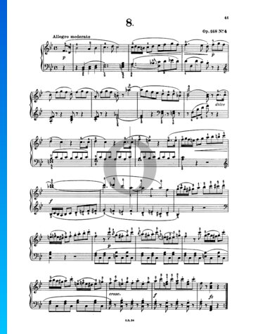 Sonatina in B-flat Major, Op. 168 No. 4 Partitura