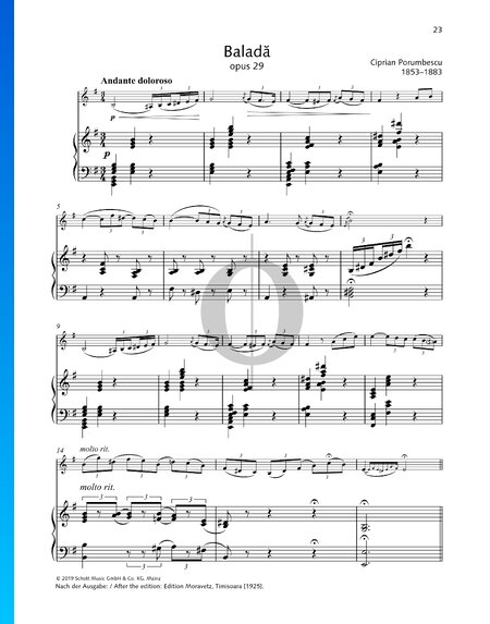 Baladă, Op. 29