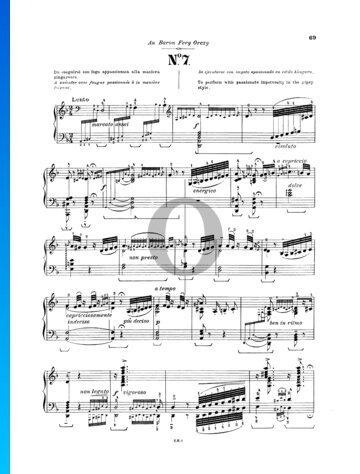 Ungarische Rhapsodie Nr. 7, S.244/7 Musik-Noten