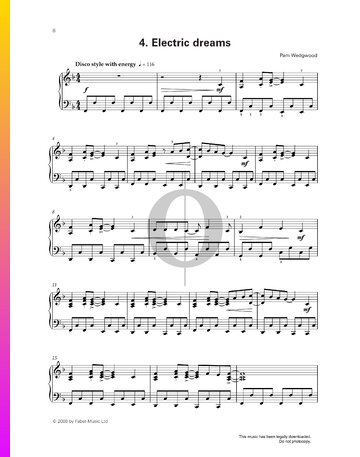 Electric Dreams Partitura