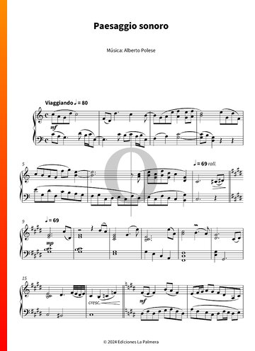 Paesaggio sonoro Partitura