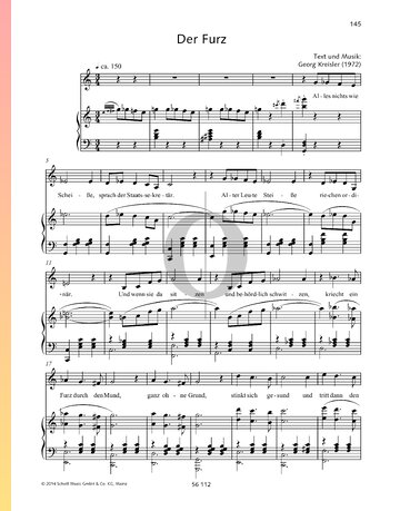 Der Furz Sheet Music