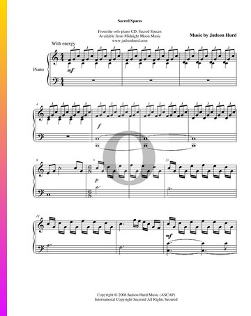 Sacred Spaces Sheet Music