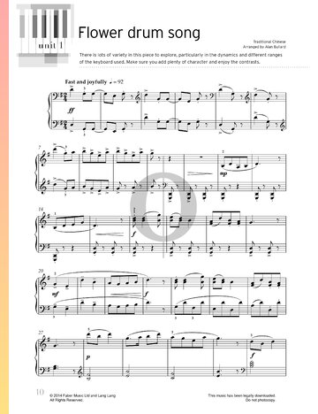 Flower Drum Song Sheet Music