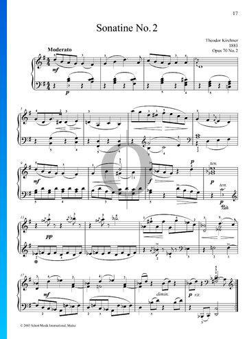 Sonatina, Op. 70 No. 2 Sheet Music