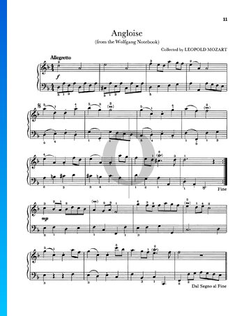 Angloise Sheet Music