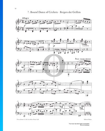 Round Dance Of Crickets Sheet Music