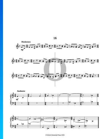 24 Preludes and Fugues: No. 18 in F Major Spartito