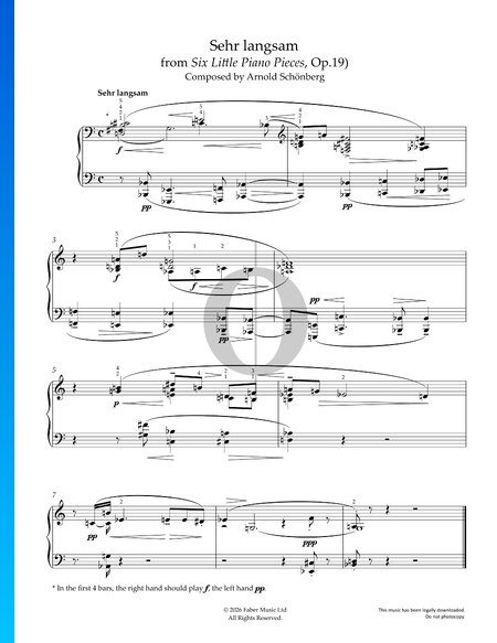 Piano Piece, Op. 19 No. 3