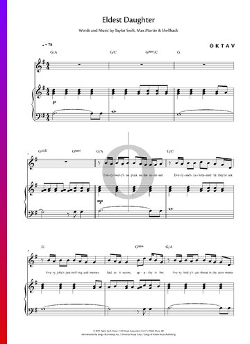 Eldest Daughter Sheet Music